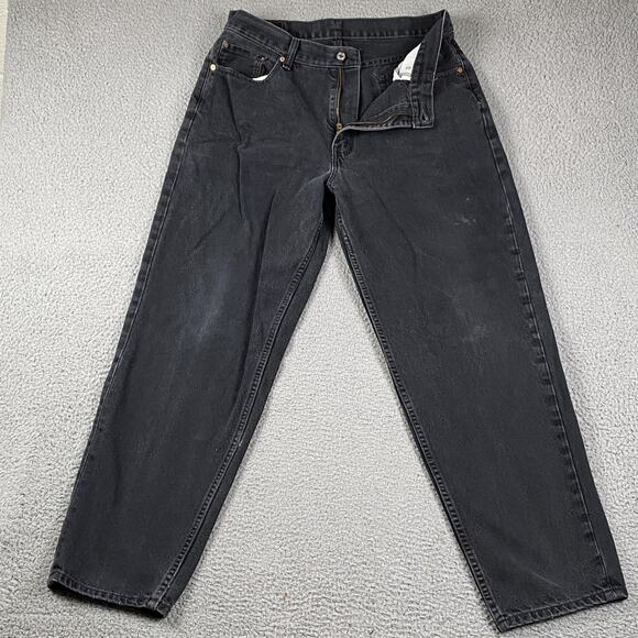 Levi's 560 Comfort Fit Jeans Men's 36x34 Measured (36x32) Black Streetwear - Picture 1 of 13